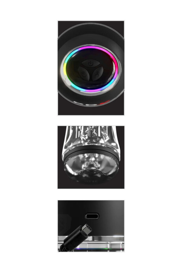 Masturbateur vibrant PDX Elite ViewTube Pro – Image 2