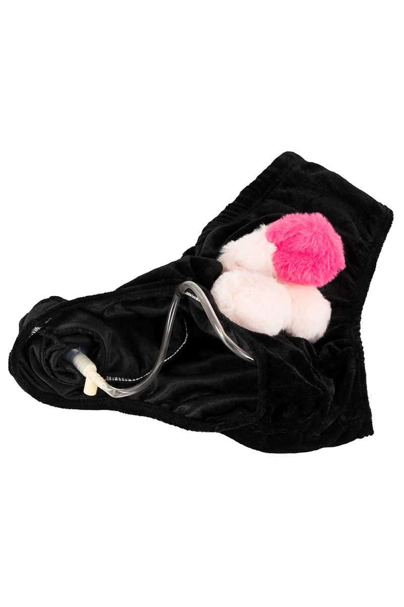 Slip avec pénis en peluche mobile – Image 2