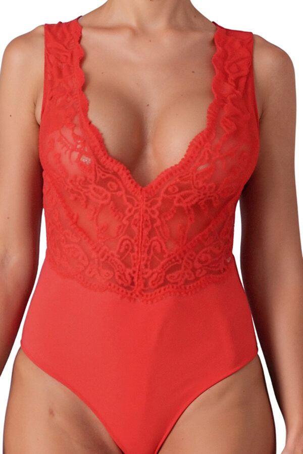 Body rouge Evalie - Passion – Image 2