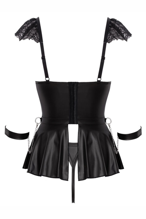 Ensemble 3 pièces lingerie Fetish - Cotelli Bondage – Image 3