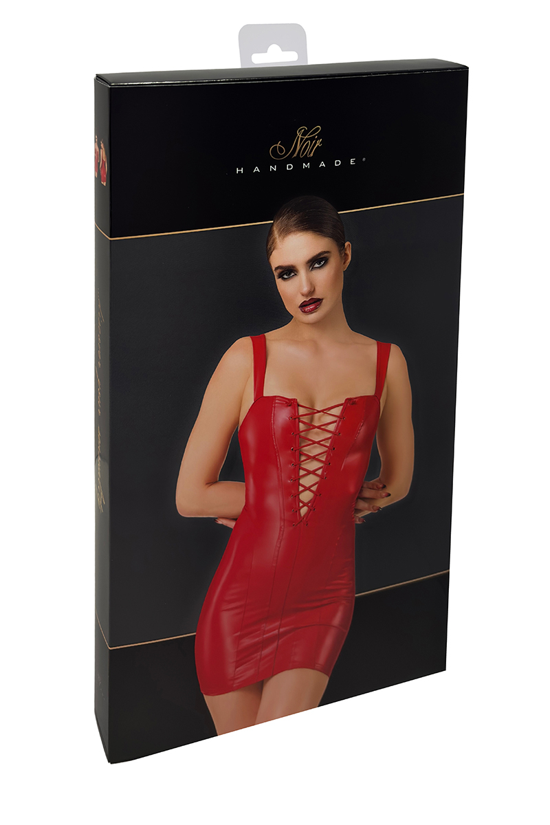 Corset à jarretelles Bombshell F368 - Noir Handmade – Image 4