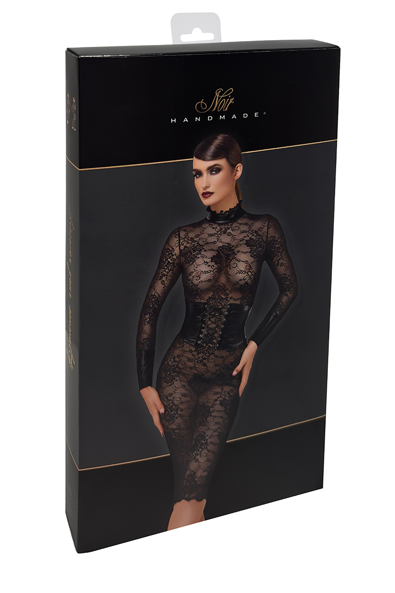 Robe corset Noirelle F375 - Noir Handmade – Image 4