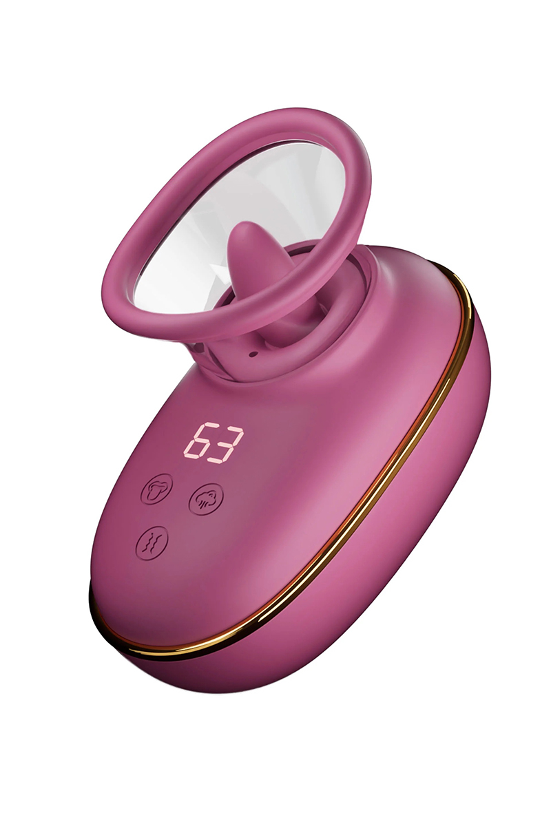 Pompe clitoridienne avec léchage et vibrations - She.E.O