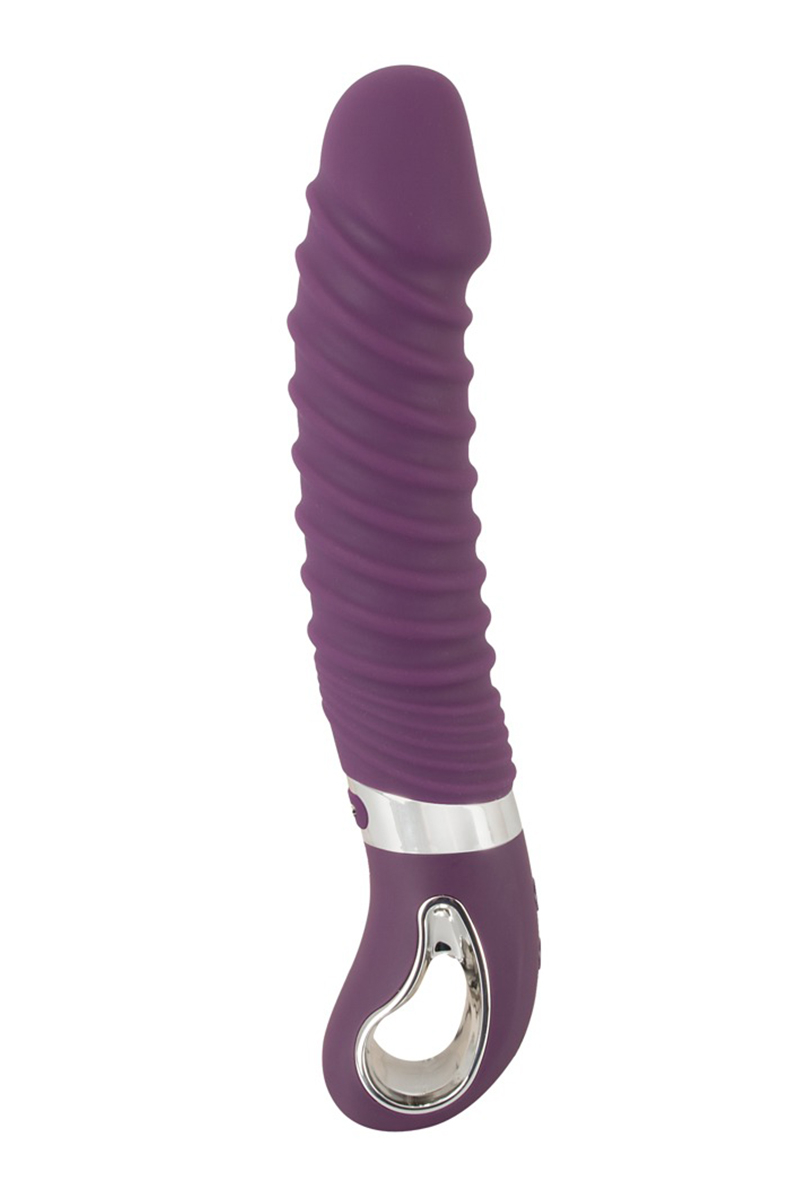 Vibro chauffant rechargeable 23,5 x 4,1 cm - Sweet Smile