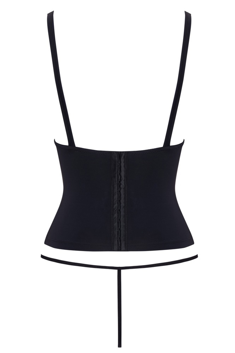 Ensemble corset seins nus noir - Cottelli PARTY – Image 3