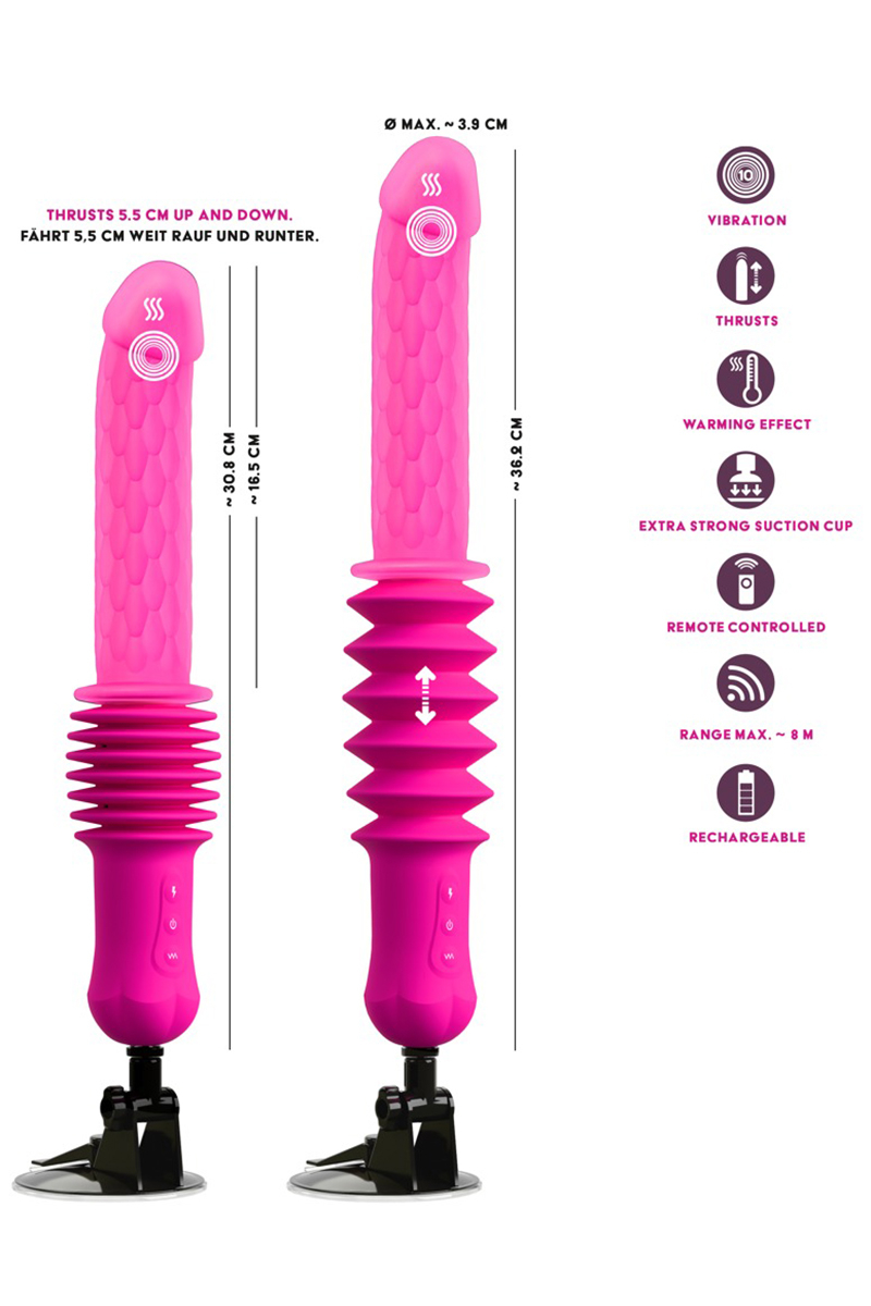 Vibro va-et-vient RC Warming Fucking Machine - You2Toys – Bild 3