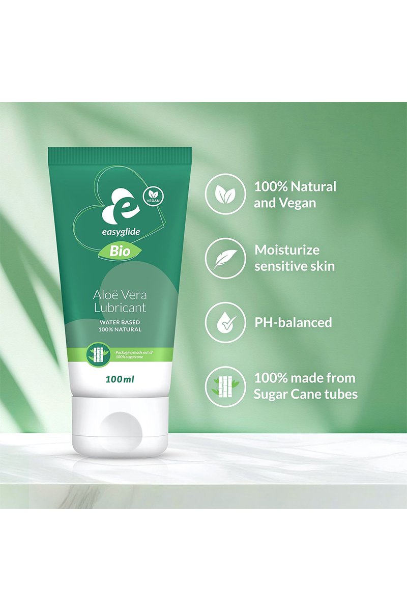 Lubrifiant Bio et Naturel à l'Aloë vera 100ml - EasyGlide – Bild 2