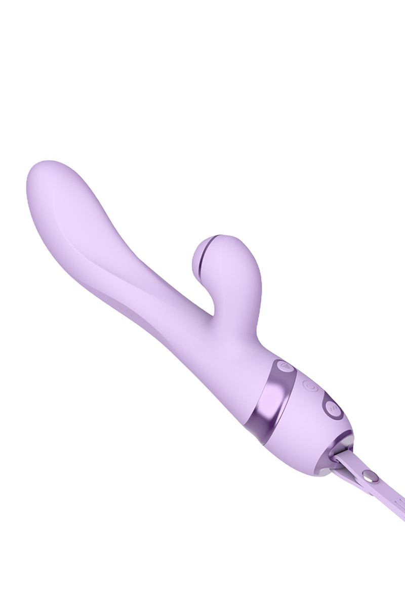 Vibro Rabbit 3 en 1 Purple Sucker - DIK – Bild 3