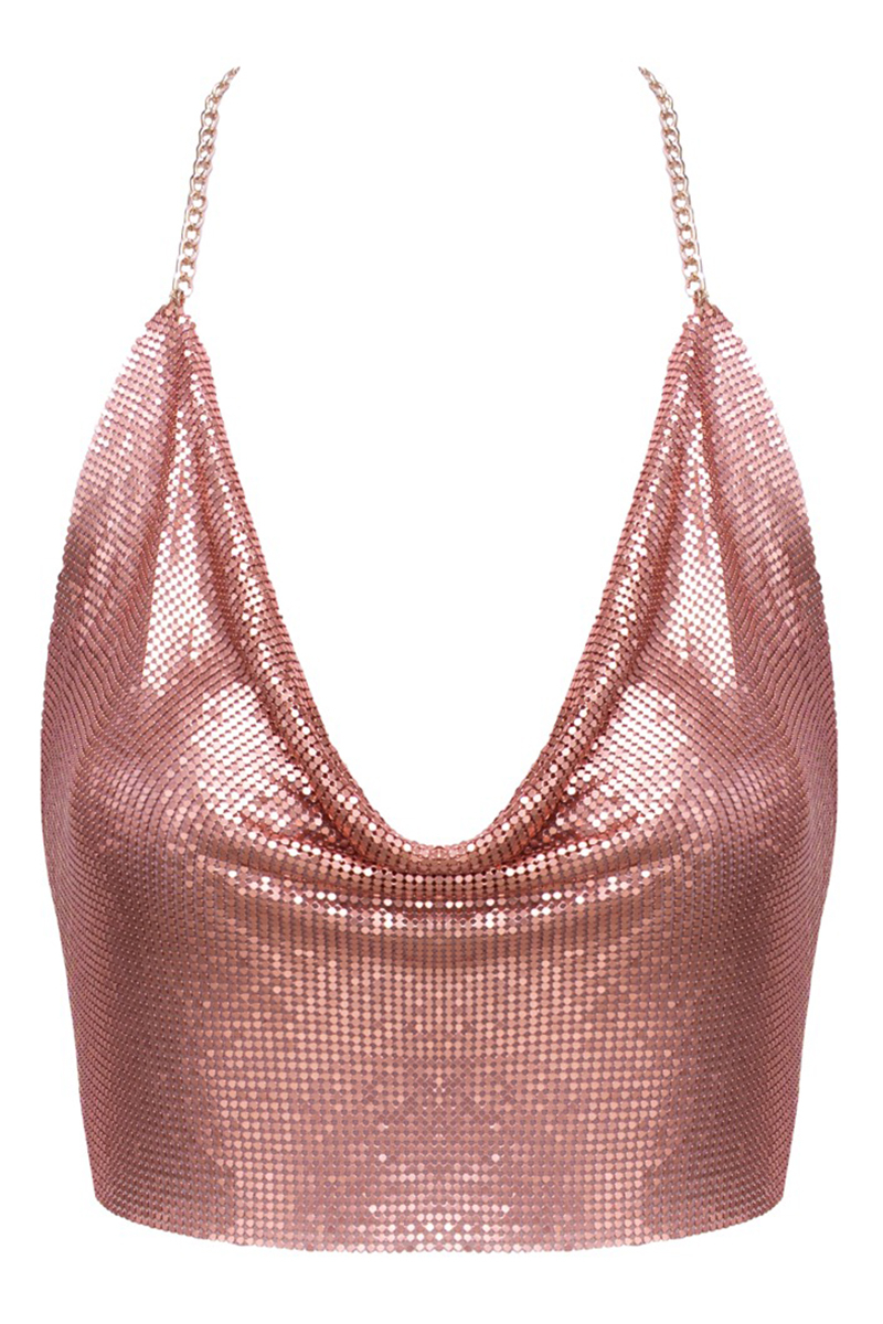 Top en métal doré rose - Cotelli ACCESSOIRES – Image 2